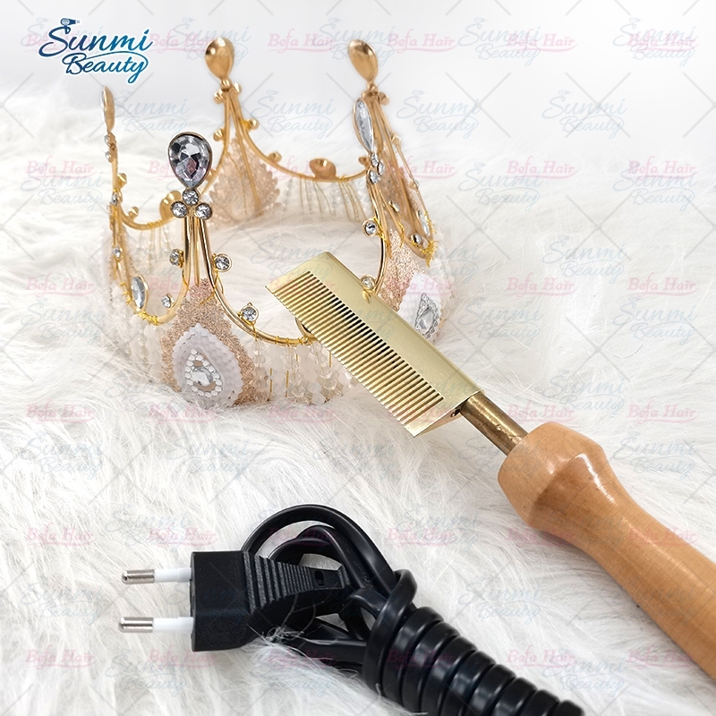 Wholesale hair styling tools Inexpensive electric comb hot comb hot tools vendor hot comb
