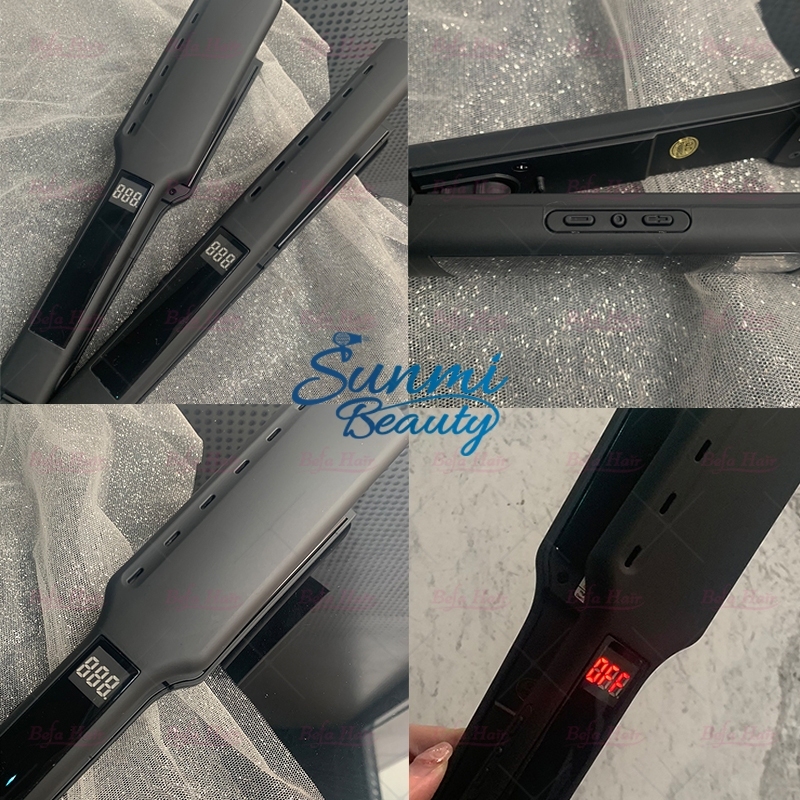 Wholesale Hair Straightener OEM Factory Flatiron Fast Heating Wide Plate Straightener Parts Flat Iron