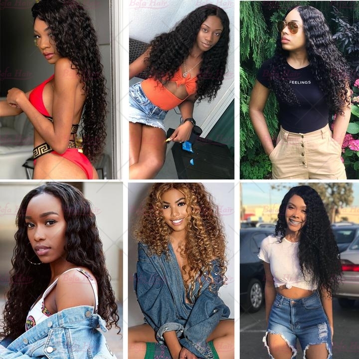 Wholesale 5x5 Free Part HD Lace Deep Curly Unprocessed Human Hair Closure 12-20 Inch,can do dropshipping