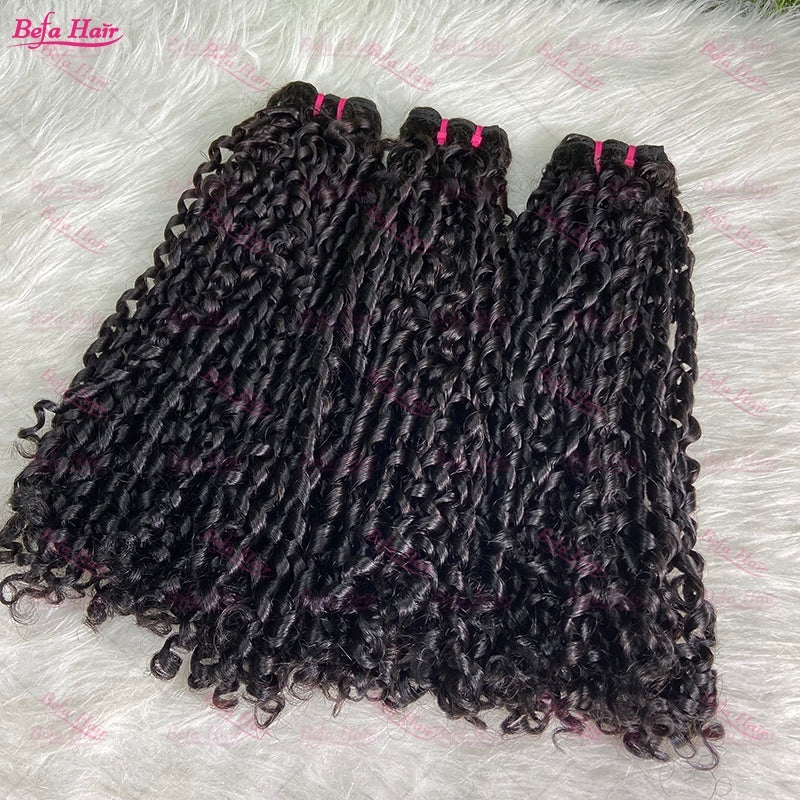 Wholesale Double Drawn 2pcs/3 Bundles/4 Bundles Pixie Hair,can do dropshipping