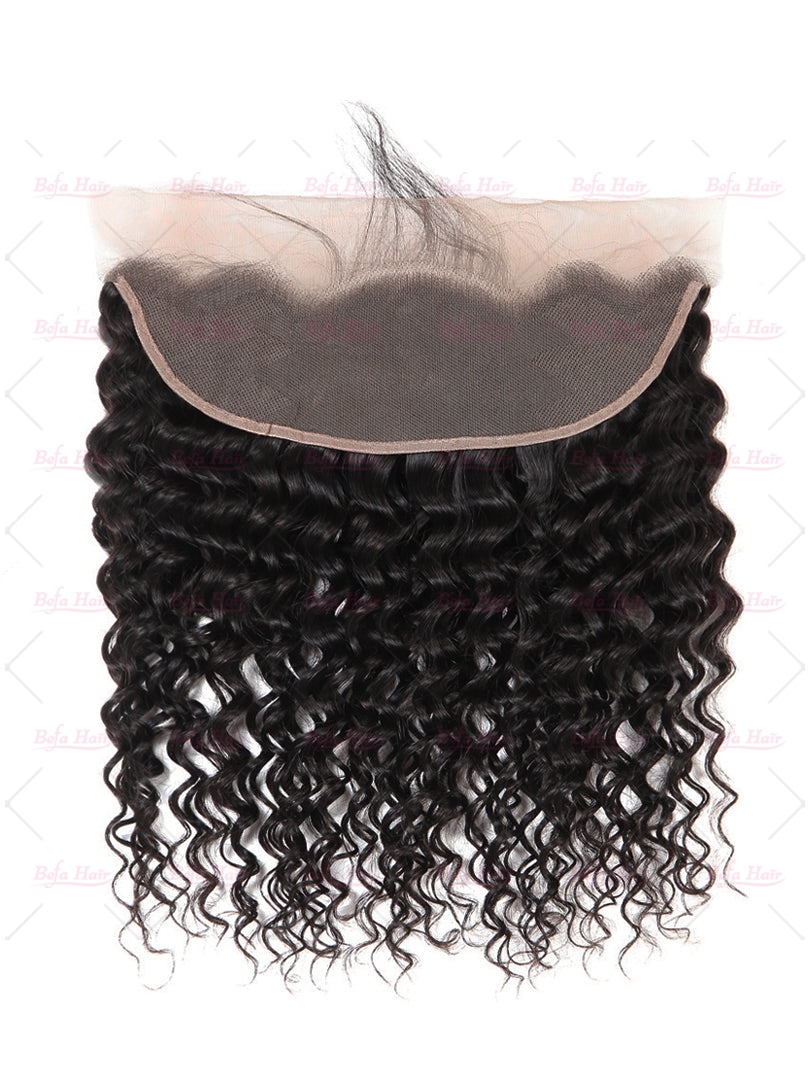Wholesale Deep wave HD Lace Frontal Virgin Human Hair 13x4 Full Lace Frontal,can do dropshipping