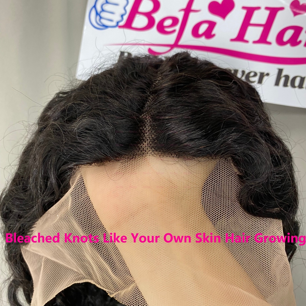 Wholesale T Part Deep Wave Lace Frontal Short Cut Wig Human Hair Bob Wig 150% Density Wigs(BOB03)