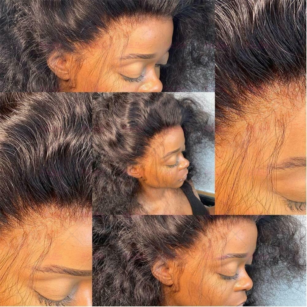 Wholesale Kinky Straight  4*4 Lace Closure Pre Pluck  100% Virgin Human Hair High Quality,can do dropshipping
