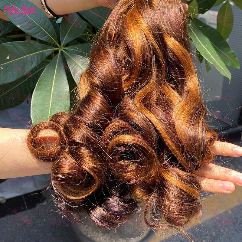 Wholesale Double Drawn 2pcs/3 Bundles/4Bundles P4-27 Loose Wave Hair