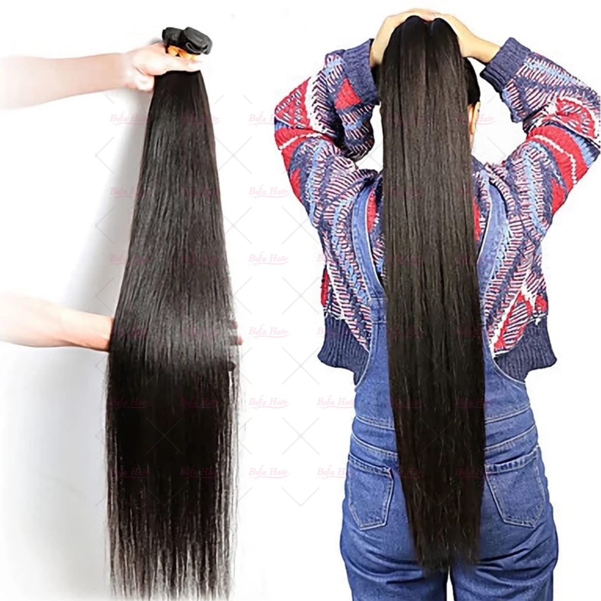 Wholesale Pre-plucked 3 Bundles Brazilian Straight Hair With 5x5 Lace Closure,can do dropshipping