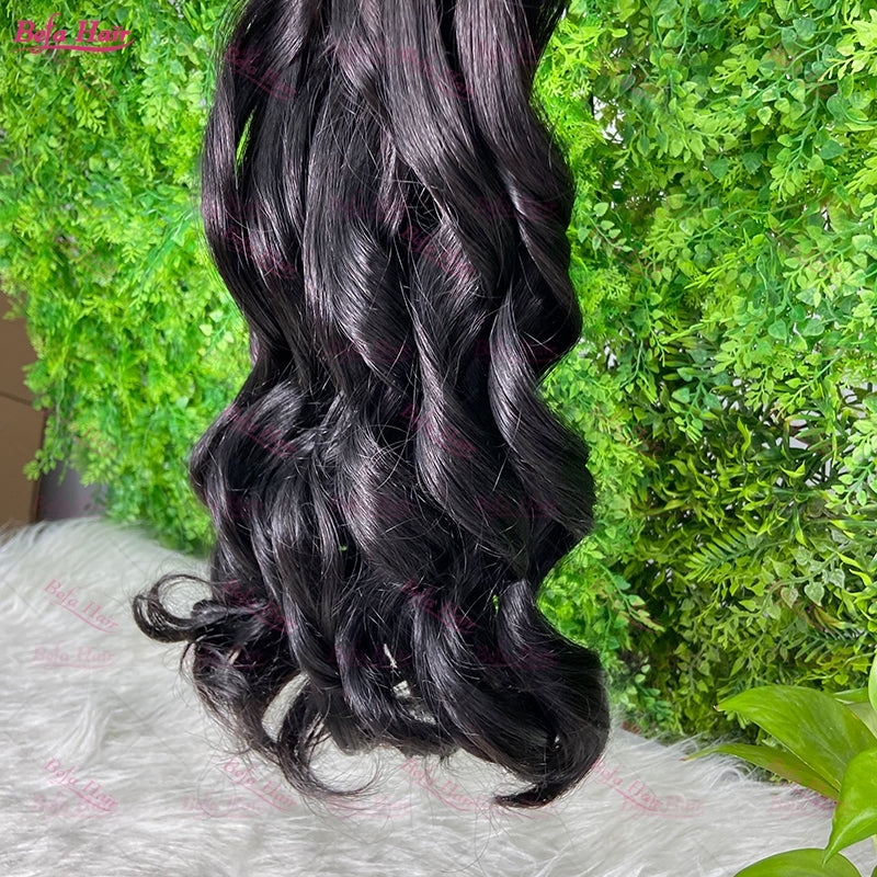 Wholesale Double Drawn 2pcs/3Bundles/4Bundles Loose Wave Hair, can do dropshipping