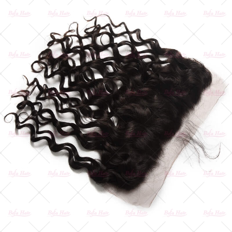 Wholesale Natural Wave 100% human hair 13*4 Ear to Ear Lace Frontal Closure,can do dropshipping
