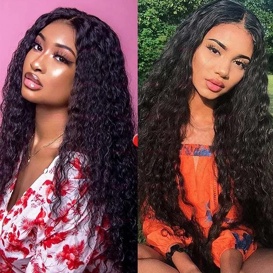 Wholesale Brazilian 13''x4'' Lace Frontal With 3Bundles Jerry Curly Hair,can do dropshipping