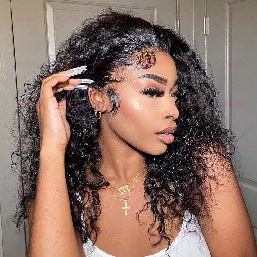 Wholesale Pre-plucked 3 Bundles Brazilian Kinky Curly Hair With 4x4 Lace Closure,can do dropshipping