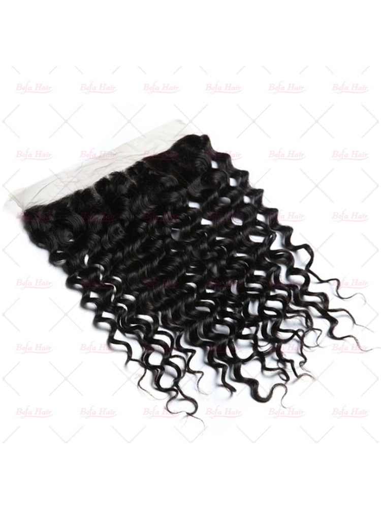 Wholesale Deep Wave Lace Frontal  Virgin Human Hair 13x4 Full Lace Frontal,can do dropshipping