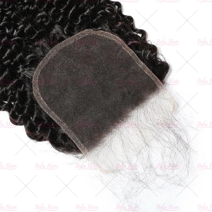 Wholesale 5x5 Free Part HD Lace Deep Wave Unprocessed Human Hair Closure 12-20 Inch,can do dropshipping