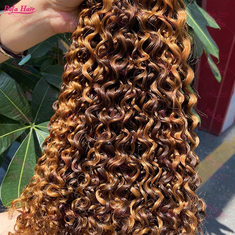 Wholesale Double Drawn 2pcs/3 Bundles/4 Bundles P4-27 Italy Curly Hair,can do dropshipping