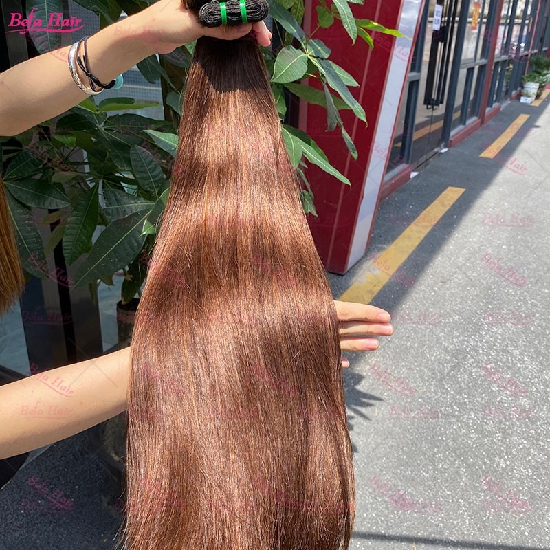 Wholesale Double Drawn 2pcs/3 Bundles/4 Bundles 33# Straight Hair,can do dropshipping