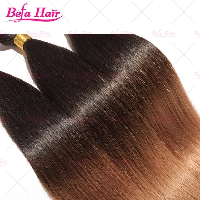 Wholesale Human Hair Weaves 1b/30# Ombre Hair Extensions Silky straight hair