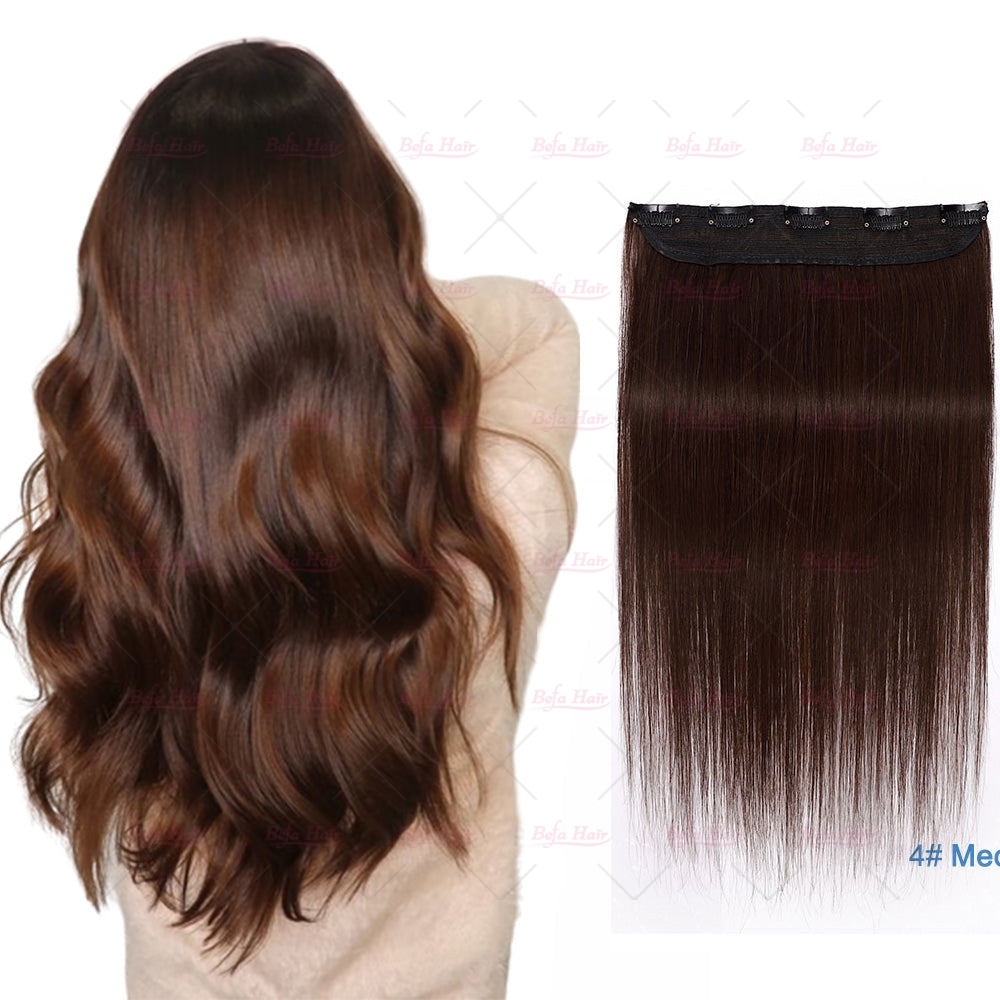 Wholesale 12inch to 28inch Straight PU Seemless Clip in human hair Tape in Extension