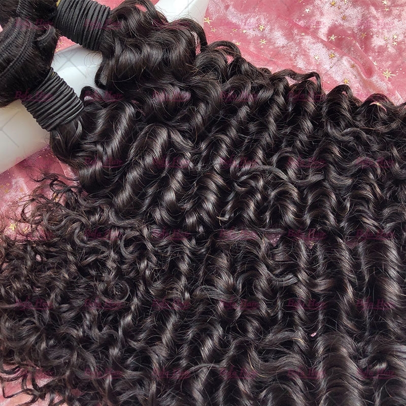 Wholesale Deep Wave 2pcs/3Bundles/4Bundles 12-30 Inches Natural Human Hair Weave