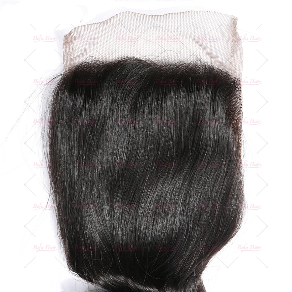 Wholesale Loose Wave 4*4 Lace Closure Pre Pluck  100% Virgin Human Hair High Quality