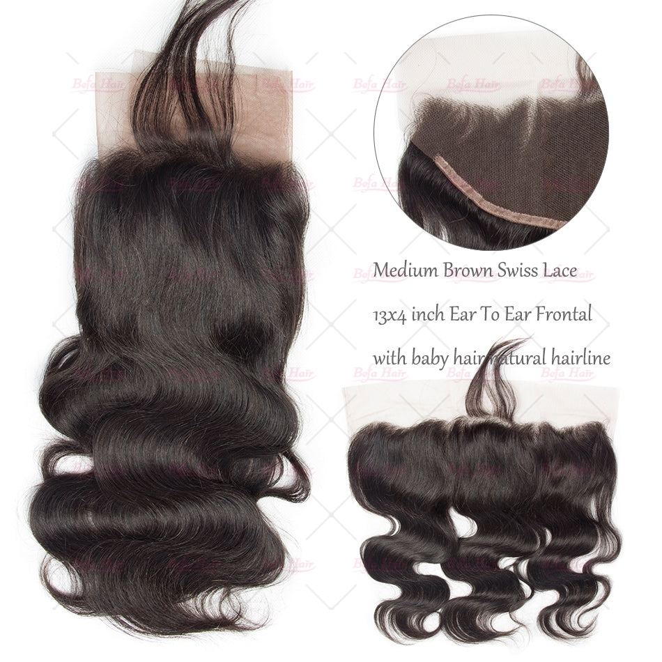 Wholesale Body Wave Lace Frontal Virgin Human Hair 13x4 Full Lace Frontal,can do dropshipping
