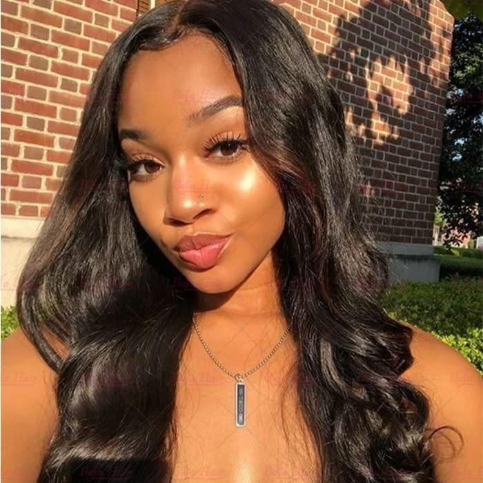 Wholesale Pre-plucked 4 Bundles Brazilian Body Wave Hair With 6x6 Transparent HD Lace Closure, can do dropshipping