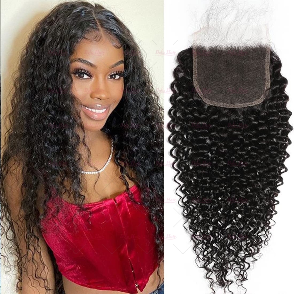 Wholesale Pre-plucked 3 Bundles Brazilian Jerry Curly Hair With HD5x5 Lace Closure,can do dropshipping