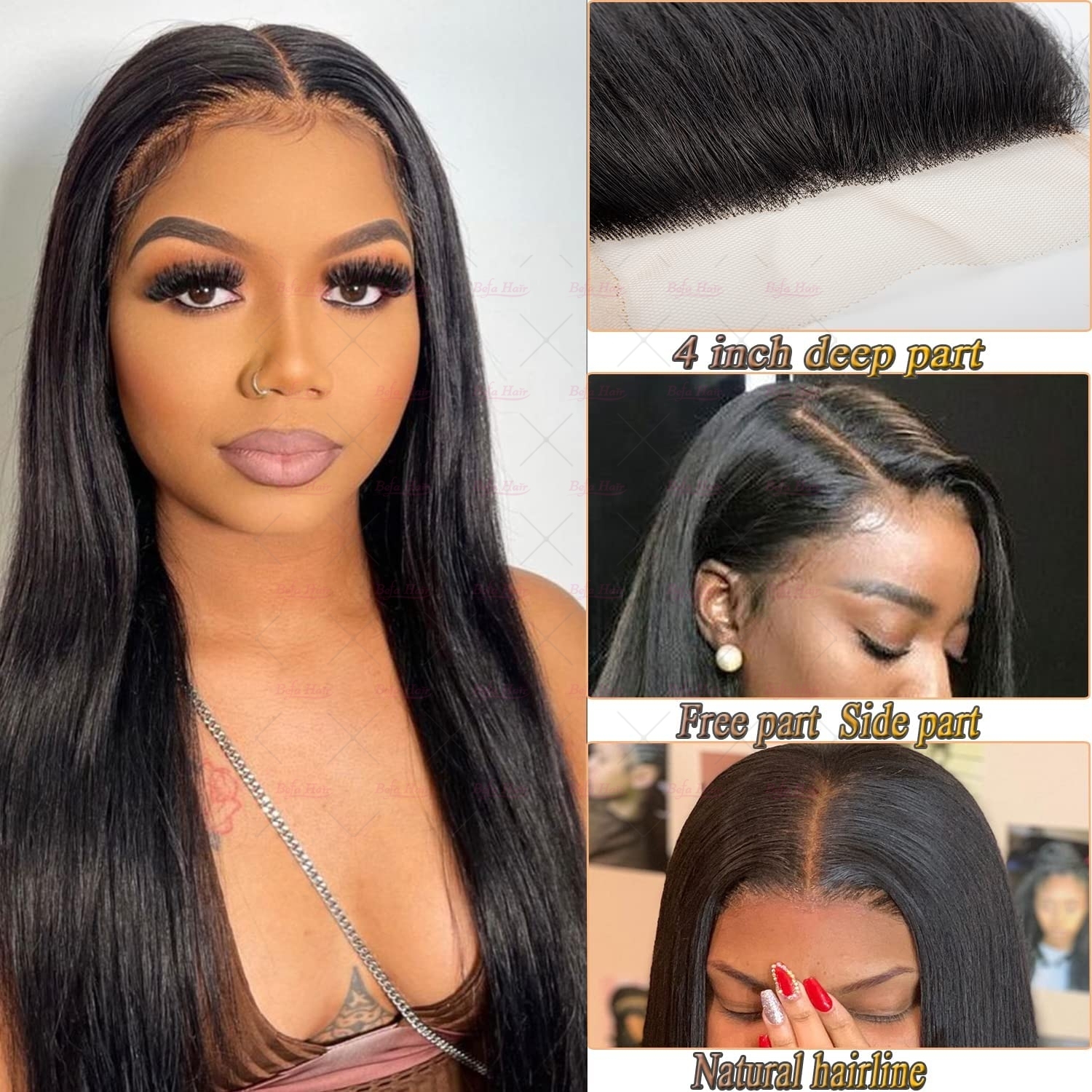 Wholesale 5x5 Free Part HD Lace Straight Unprocessed Human Hair Closure 12-20 Inch,can do dropshipping