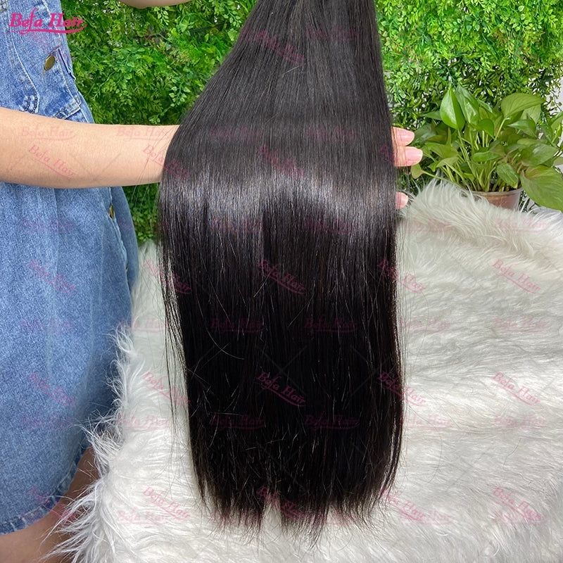 Wholesale Double Drawn 2pcs/3 Bundles/4 Bundles Straight Hair,can do dropshipping