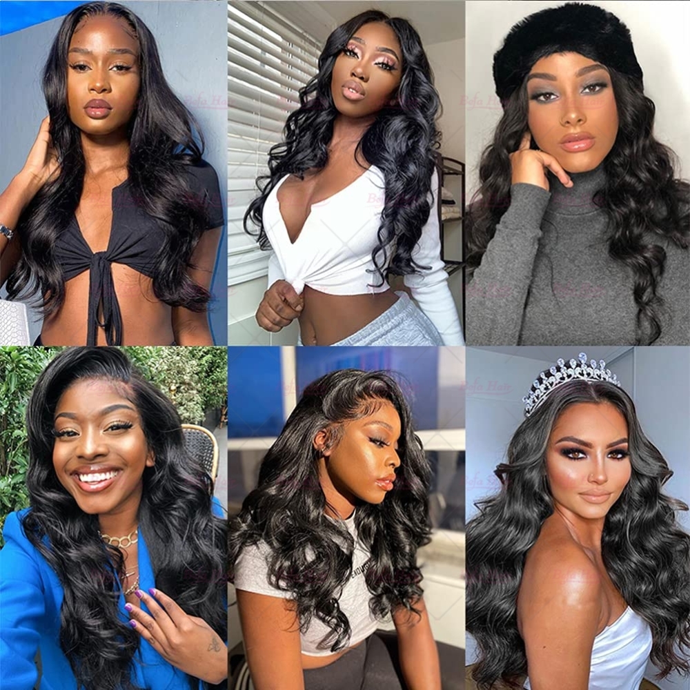 Wholesale Pre-plucked 4 Bundles Brazilian Body Wave Hair With HD5x5 Lace Closure,can do dropshipping