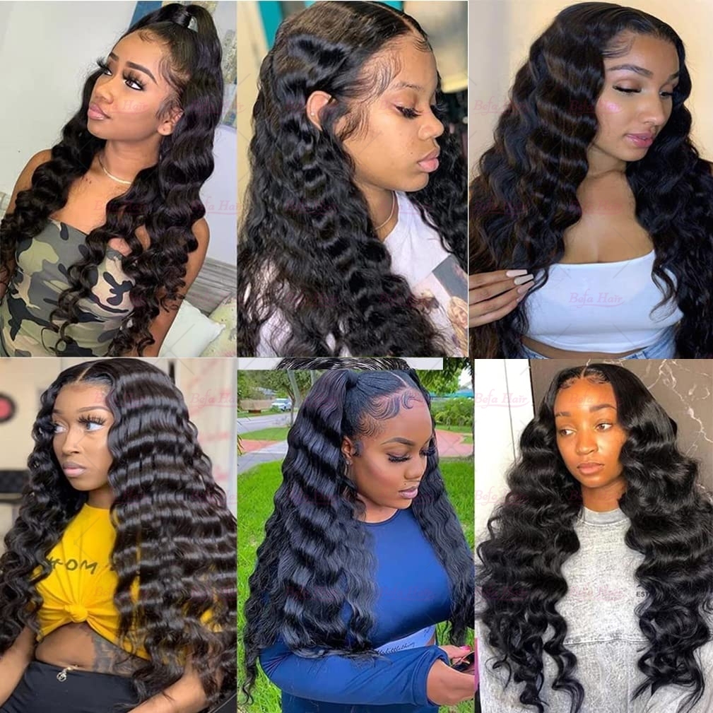 Wholesale Pre-plucked 4 Bundles Brazilian Deep Wave Hair With 6x6 Transparent HD Lace Closure,can do dropshipping