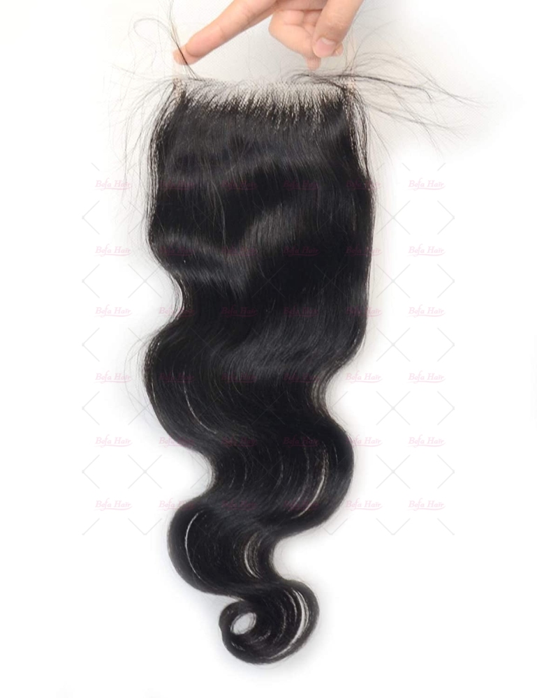 Wholesale 5x5 Free Part HD Lace Body Wave Unprocessed Human Hair Closure 12-20 Inch,can do dropshipping