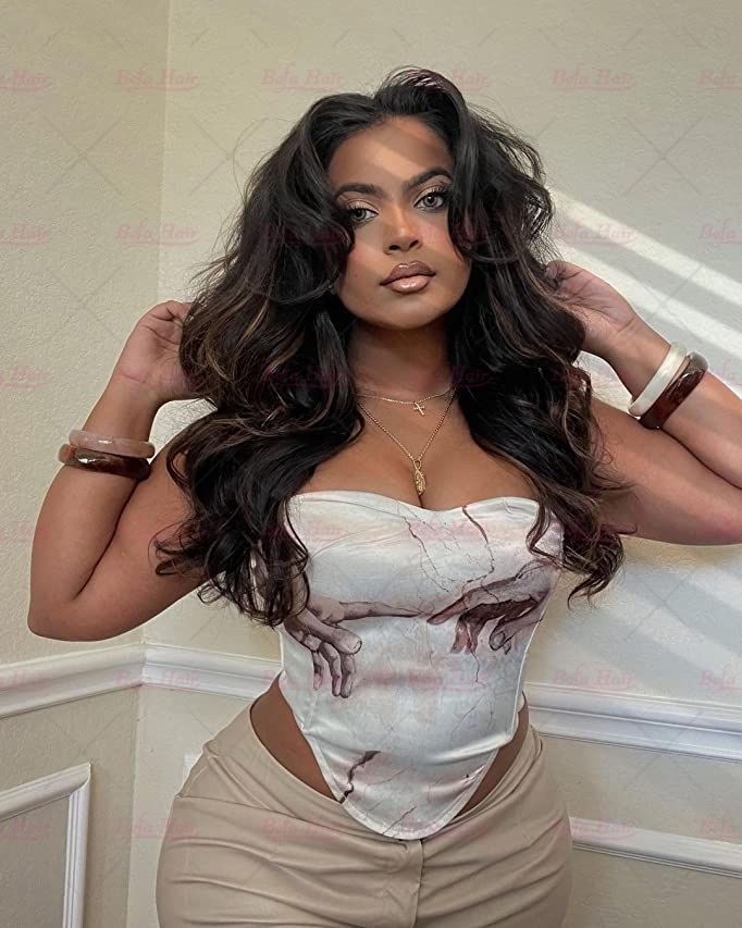 Befa hair Pre-plucked 3 Bundles Brazilian Body Wave Hair With HD5x5 Lace Closure,can do dropshipping