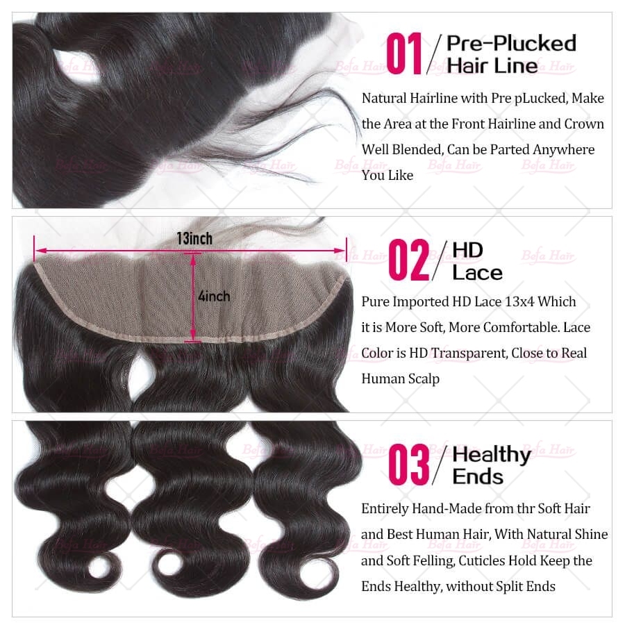 Wholesale Body Wave HD Lace Frontal  Virgin Human Hair 13x4 Full Lace Frontal,can do dropshipping