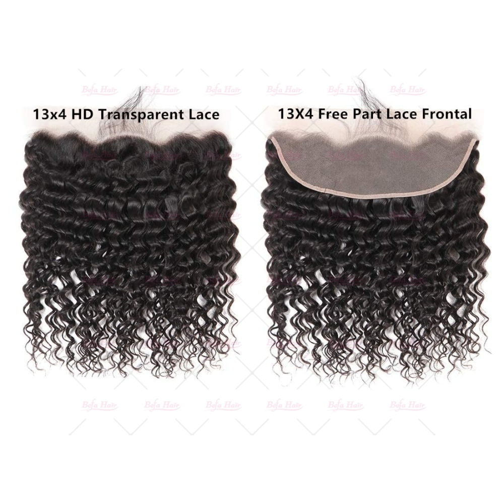 Wholesale Brazilian 13''x4'' Lace Frontal With 3Bundles Jerry Curly Hair,can do dropshipping