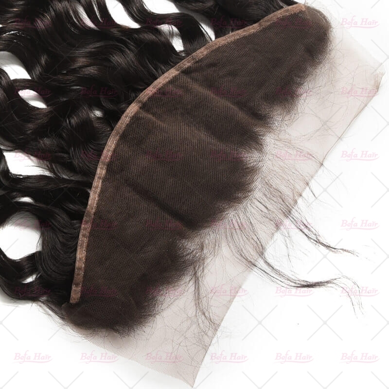Wholesale Natural Wave 100% human hair 13*4 Ear to Ear Lace Frontal Closure,can do dropshipping