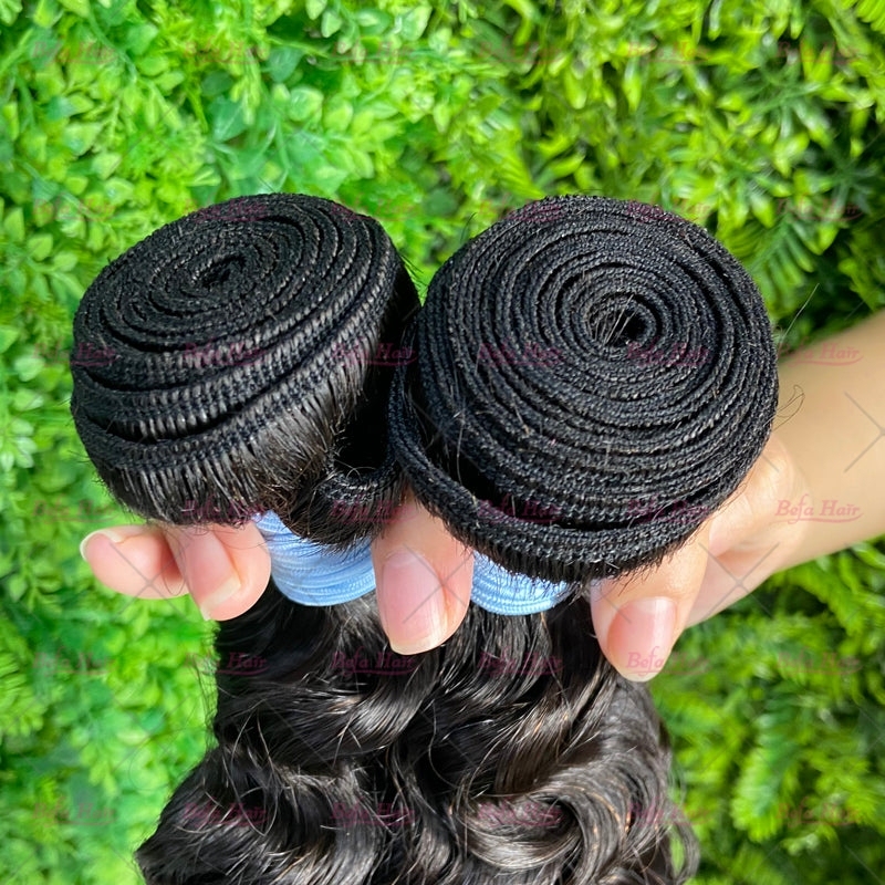 Wholesale Deep Curly 1Bundles 12-30 Inches Natural Human Hair Weave