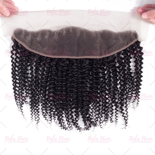 Wholesale Kinky Curly Lace Frontal Virgin Human Hair 13x4 Full Lace Frontal,can do dropshipping
