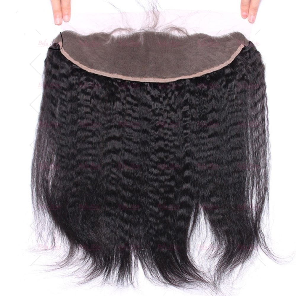 Wholesale Kinky Straight Lace Frontal  Virgin Human Hair 13x4 Full Lace Frontal,can do dropshipping