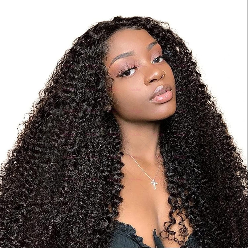 Wholesale Pre-plucked 3 Bundles Brazilian Kinky Curly Hair With 5x5 Lace Closure,can do dropshipping