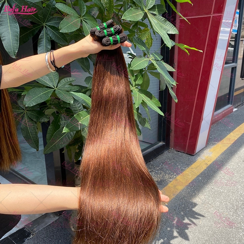 Wholesale Double Drawn 2pcs/3 Bundles/4 Bundles 33# Straight Hair,can do dropshipping