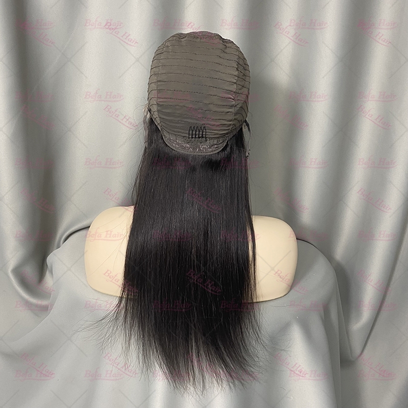 Wholesale T Part Straight Human Hair Lace Front Wigs 180% Density Pre Plucked Lace Frontal with Baby Hair wigs