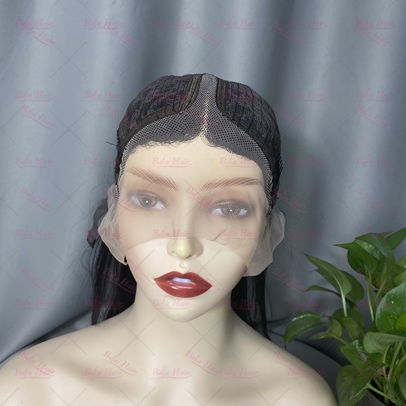 Wholesale Short Bob T Part Straight Human Hair Lace Front Wigs 150% Density Pre Plucked Lace Frontal with Baby Hair wigs