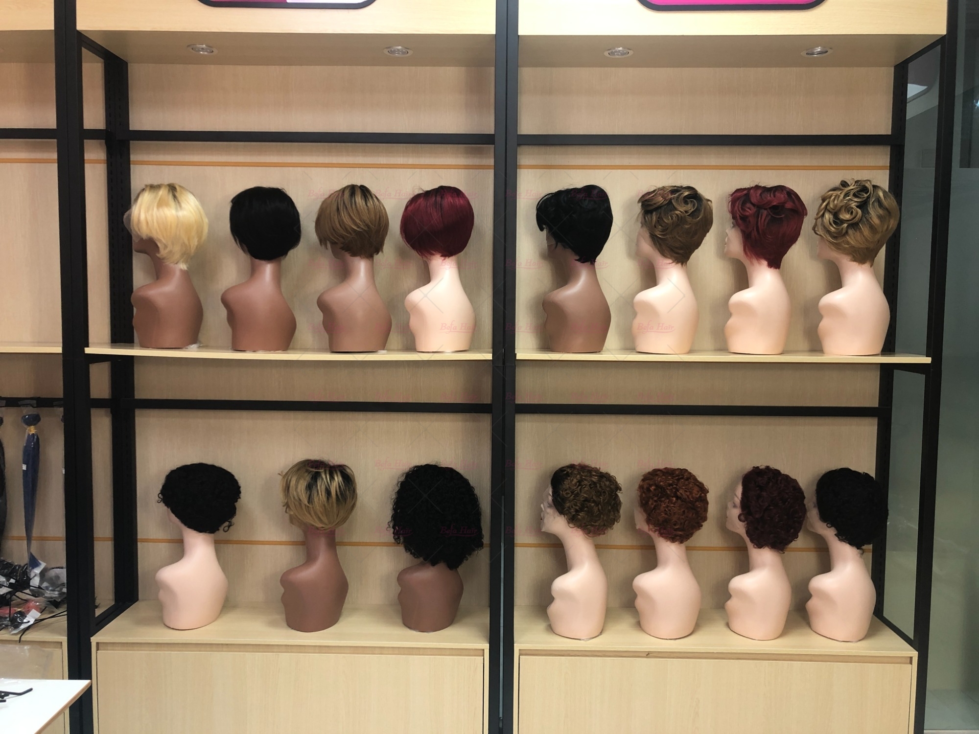 Wholesale Color Virgin Humanhair Pixie Hair Short Cut Wig