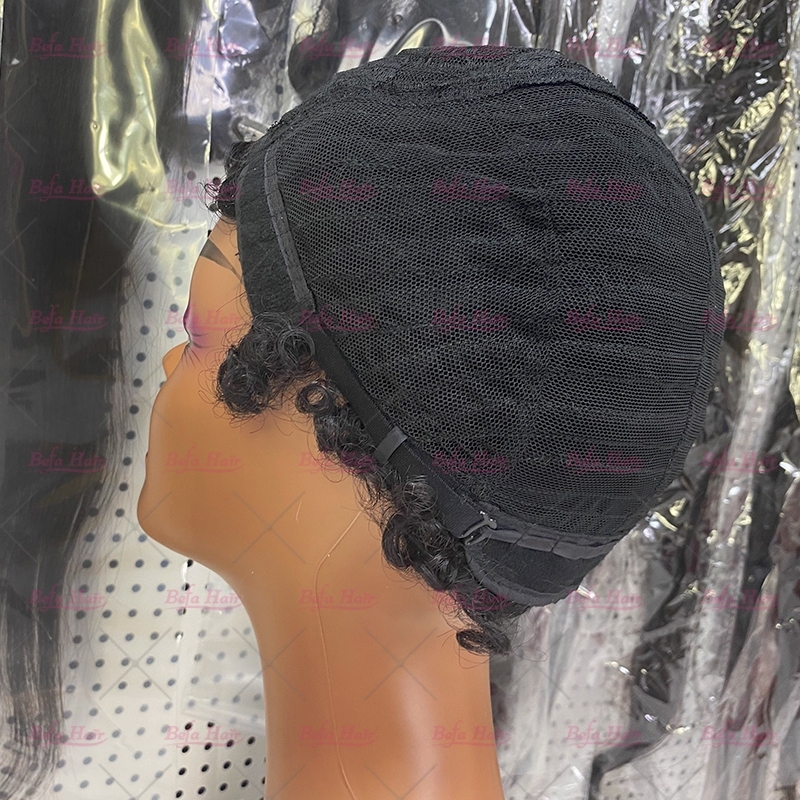 Wholesale Virgin Human hair Pixie Hair Short Cut Wig