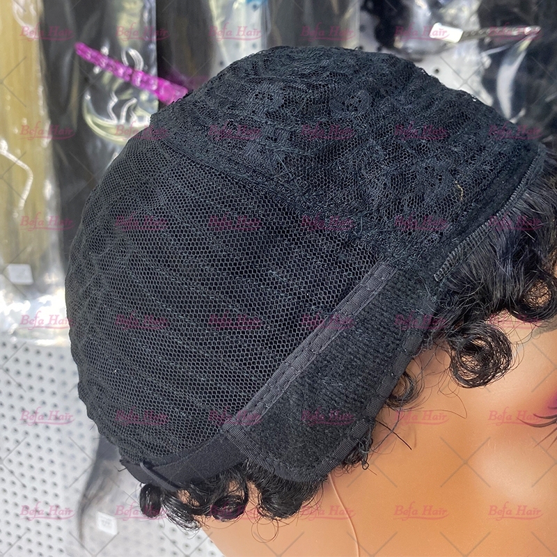 Wholesale Virgin Human hair Pixie Hair Short Cut Wig