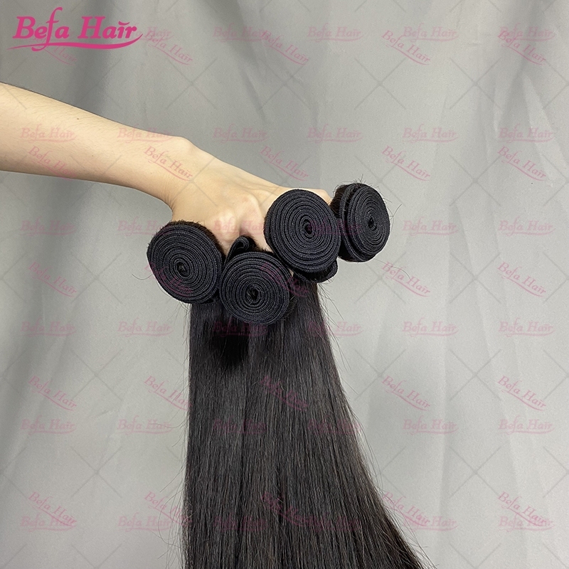 Wholesale Pre-plucked 3 Bundles Brazilian Straight Hair With 5x5 Lace Closure,can do dropshipping