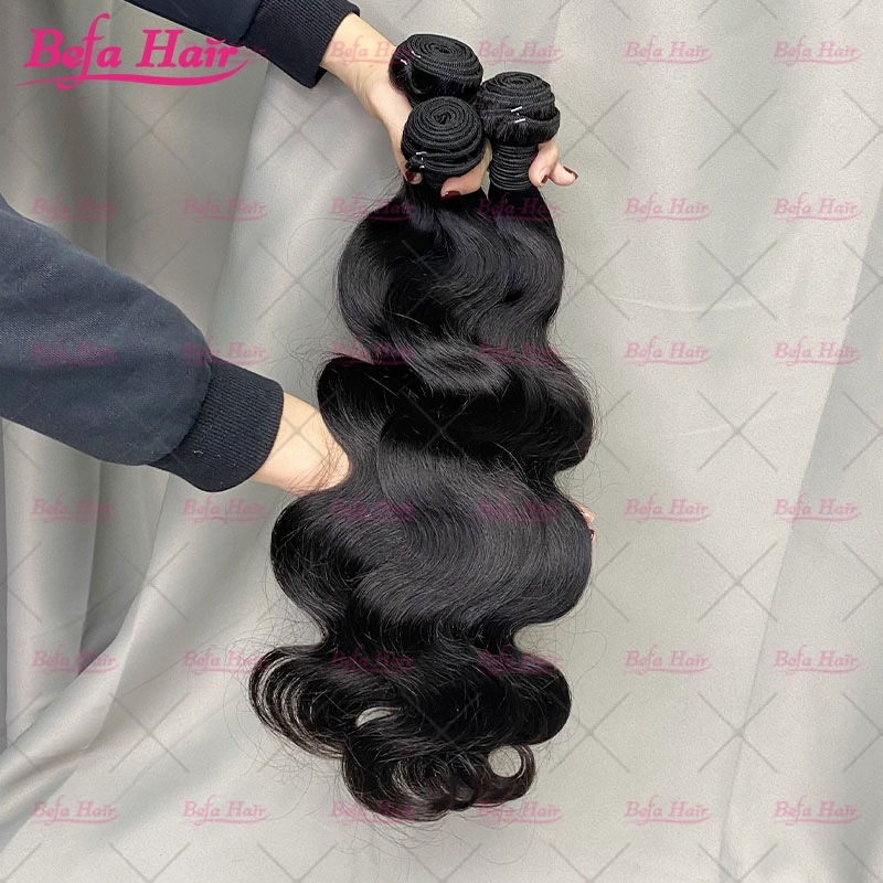 Wholesale Pre-plucked 4 Bundles Brazilian Body Wave Hair With 13x4 Transparent HD Lace Frontal,can do dropshipping