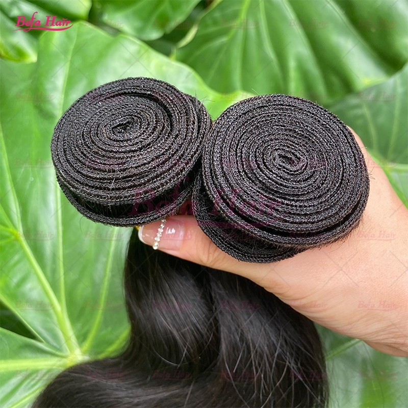 Wholesale Pre-plucked 4 Bundles Brazilian Body Wave Hair With 6x6 Transparent HD Lace Closure, can do dropshipping
