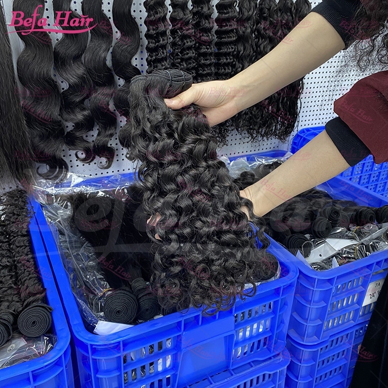 Wholesale Italian Curly 2pcs/3Bundles/4Bundles 12-30 Inches Natural Human Hair Weave