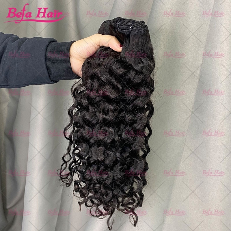 Befa Hair Wholesale Italian Curly Wefts 1pc/2pcs/3Bundles/4Bundles 12-30 Inches Natural Human Hair Weave