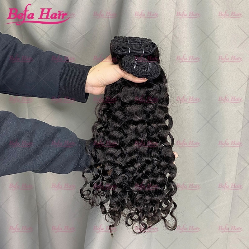 Befa Hair Wholesale Italian Curly Wefts 1pc/2pcs/3Bundles/4Bundles 12-30 Inches Natural Human Hair Weave