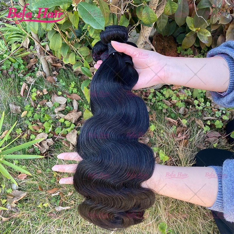 Wholesale  Pre-plucked 4 Bundles Brazilian Body Wave Hair With 5x5 Lace Closure,can do dropshipping